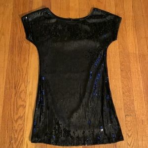 Akira little black sequin mini dress